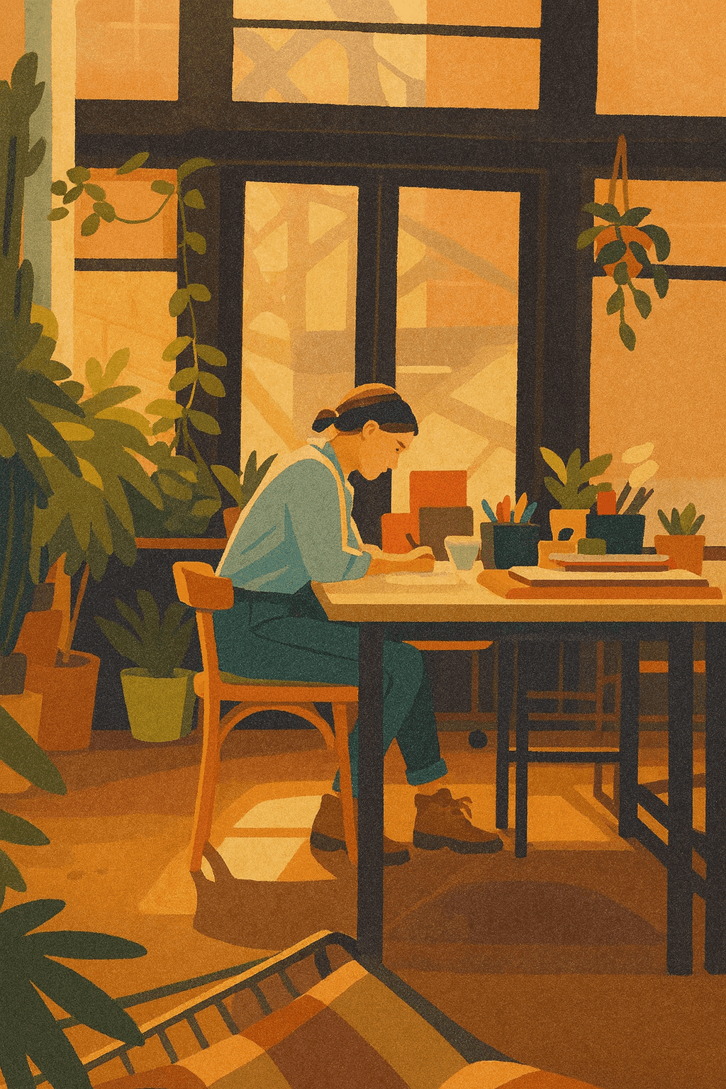 Professional expert working